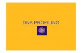 DNA PROFILING - Weebly · 2018. 9. 5. · DNA Fingerprinting & DNA Profiling - same or different? • DNA fingerprinting, as developed by Sir Alec Jeffries, targeted particular repeating