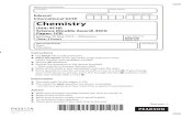 Edexcel International GCSE Chemistry · 2018. 11. 10. · Chemistry Unit: 4CH0 Science (Double Award) 4SC0 Paper: 1CR Monday 20 May 2013 – Afternoon ... International GCSE. 2 *P43317A0236*