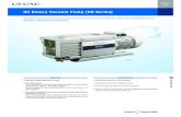 Oil Rotary Vacuum Pump [VD Series]€¦ · Easy Maintenance Pump head can be removed without disconnecting the vacuum piping (except VD151, VD201). Î See attached !gure. Oil level