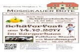 Bürgerverein Mosigkau e. V. Mosigkauer Bote...9. Jahrgang Nr. 32 Oktober/November/Dezember 2017 Bürgerverein Mosigkau e. V. Mosigkauer Bote Nach dem „Schäferstündchen“ 14.10.2017