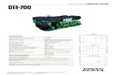 VOLVO PENTA D13-700 Commercial...JIS KK 2204 Specific fuel consumption, g/kWh (lb/hph) @ 2300 rpm 212 (0.343)