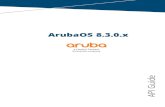 ArubaOS 8.3.0.0 API Guide...ArubaOS8.3.0.x|APIGuide Contents|3 Contents Contents 3 RevisionHistory 5 AboutthisGuide 6 RelatedDocuments 6 ContactingSupport 7 OverviewofNorthboundConfigurationAPIs