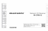 Marantz - Network CD Receiver 再生のしかた M-CR612 設定 ......デジタル入力を再生する 70 アナログ入力を再生する 71 AirPlay機能 72 iPhone、iPod touch、iPadの曲を本機で再生する
