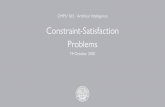 Constraint-Satisfaction Problemscs365/lectures/2020-10-19.pdf · 10/19/2020  · Constraint satisfaction problems (CSPs): State is de!ned by variables X i with values from a domain