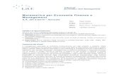Matematica per Economia Finanza e Managementmy.liuc.it/MatSup/2013/A86002/A86001_2 Syllabus 2013_14.pdf · 2013. 9. 19. · Pagina 1 di 24 Matematica per Economia Finanza e Management