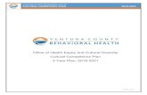 Office of Health Equity and Cultural Diversity Cultural Competence Plan … · 2021. 2. 4. · COMMITMENT TO CULTURAL COMPETENCE I. The County of Ventura Behavioral Health’s commitment