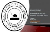 City of Sonoma Parklet Guidelines 10.01.2020 1 WAtkins ... ... 2020/10/01 ¢  City of Sonoma Parklet