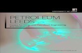 PETROLEUM LEEDS · 2018. 5. 17. · modelling Modelling and monitoring geological storage of CO2 (Carbon Capture and Storage) and nuclear waste storage Seismic attenuation of reflected