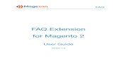 FAQ Extension for Magento 2In this tab, you can view the Current Version of the extension and customize General Settings for the FAQ pages. Enable FAQ : Choose Yes/No to enable/disable