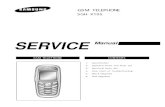 Samsung SGH-X105 service manual - narod.rutrm2007.narod.ru/diagrams/mobile/samsung/SGH-X105_sm.pdf · 2013. 4. 8. · Cellular phone Parts list. SAMSUNG Proprietary-Contents may change