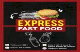 menu express fast food · 2020. 11. 12. · PERRO CALIENTE PERRO CALIENTE COMBO 90g de salchicha Zenú, queso mozzarella, cebolla caramelizada, mostaza, salsas de tomate y rosada,