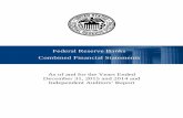 Federal Reserve Banks Combined Financial StatementsDecember 31, 2015 and 2014, respectively) 33,748 39,990 Federal agency and government-sponsored enterprise mortgage-backed securities,