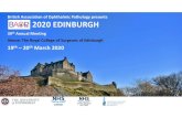 British Association of Ophthalmic Pathology presents ; A O ...British Association of Ophthalmic Pathology presents ; A O - 2020 EDINBURGH 39th Annual Meeting Venue: The Royal College