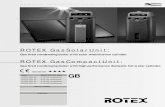 ROTEX GasSolarUnit · 2017. 10. 31. · The ROTEX GSU/GCU is a gas fired condensing boiler (A), that is integrated in a 500 litre DHW cylinder (B). The DHW cylinder is filled with