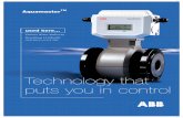 Technology that puts you in control · 2018. 5. 9. · Technology that puts you in control used here... Thames Water Authority Benefiting 12,000,000 customers every day Aquamaster