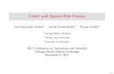 Credit and Option Risk Premia - FMA€¦ · Contribution I Solve a structural model of credit risk I Epstein-Zin pricing kernel with Markov switching fundamentals I Price debt and