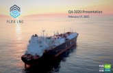 Q4-2020 Presentation - FLEX LNG · 2 forward-looking statements matters discussed in this presentation may constitute forward-looking statements. the private securities litigation