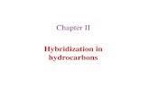 Chapter II Hybridization in hydrocarbons · Hybridization combination of different atomic orbitals on the same atom to form new molecular orbitals (MO) having the same energy. Number