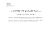 INGEGNERIA FISICA Università Ca’ Foscari Venezia Lista … · 2020. 7. 27. · M. Bramanti: Esercitazioni di Analisi Matematica 1, Esculapio Modalità di verifica dell'apprendimento
