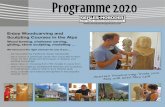 Programme 2020 - Woodcarving School · 2019. 11. 16. · Schedule Woodcarving Courses 2020 Special weeks for English-speaking participants See above marked Suggested subjects for