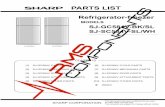 PartsG uide PARTS LIST - RMS Components · 2019. 6. 18. · 1-52 FPWB-A829CBKZ BQ Main & sub pwb ass'y 2-70 USRA-A335CBFA Drain pan 2-71 LHLD-A797CBFZ AE Ev.pan holder 2-77 LHLD-A359CBFA