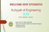 Kulliyyah of Engineering IIUM WELCOME NEW STUDENTS! · 2020. 9. 13. · EECE 1101 Engineering Lab 1 EECE 1311 ECE 1312 EECE 1312 Electronics 3 EECE 1311. Course Registration (5) Take