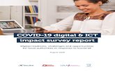 COVID-19 digital and ICT impact survey report · COVID-19 digital & ICT. impact survey report. August 2020 . Digital readiness, challenges and opportunities for local authorities