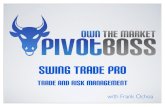 SWING TRADE PRO - PivotBoss...with Frank Ochoa SWING TRADE PRO TRADE AND RISK MANAGEMENT. COURSE AGENDA PART II: SWING TRADING SETUPS AND ENTRY TECHNIQUES The Importance of Trade Location