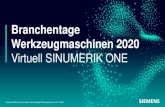 Branchentage Werkzeugmaschinen 2020 - Siemensf...SINUMERIK ONE Create MyVirtual Machine Create MyVirtual Machine /Open Create MyVirtual Machine /3D Create MyVirtual Machine /SIMIT