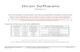 iScan Software - Chentronics€¦ · THIS SOFTWARE IS REQUIRED FOR PROGRAMMING SCANNER FUNCTIONS KEEP THIS MANUAL IN A SAFE PLACE FOR FUTURE REFERENCE! Read this manual before using