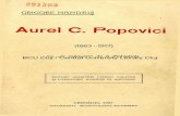 Aurel C. Popovicidspace.bcucluj.ro/bitstream/123456789/82449/1/BCUCLUJ_FG... · 2018. 11. 27. · a fost un îndreptar spiritual al neamului românesc şi, în acelaş timp, unul