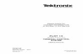 PLOT 10 - archive.org...Tektronix, Inc. P.O. Box 500 Beaverton, Oregon 97077 COMMITTED TO EXCELLENCE Please Check for CHANGE INFORMA TION at the Rear of this Manual