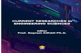 CURRENT RESEARCHES in Prof. Bayram KIRAN Ph.D. · 2021. 1. 5. · ck2 conforms to a polynomial function where a = 0.0818, b = 2.973 and c = 64.6. The relationship will be very useful
