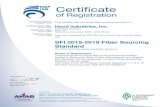 SFI 2015-2019 Fiber Sourcing Standard SFI 2015-2019 Fiber Sourcing Standard SFI 2015-2019 Standards