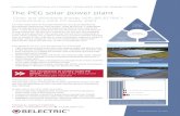 The PEG solar power plant - BELECTRIC · 2018. 11. 8. · • Overground installed DC wiring TECHNICAL DATA: BELECTRIC PEG is a highly customizable solar power plant system. Due to