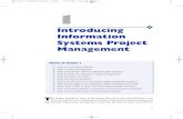 Introducing Information Systems Project Management · (PMI): 01-Avison-45664:01-Avison -45664 7/29/2008 6:45 PM Page 5. Project management is the application of knowledge, skills,