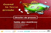 Dossier de presse Table des matières - risques-majeurs.info de presse.pdfesprits ; citons simplement à titre d’exemple le séisme en Haïti ou la tempête Xynthia en 2010 et, bien