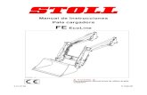 Manual de Instrucciones Pala cargadora FE EcoLine · 2017. 5. 23. · 1.4 Descripción de la pala La cargadora frontal Stoll es un dispositivo de carga que está montado en un tractor.