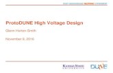 ProtoDUNE High Voltage Design€¦ · Withstand up to 150% of design 180 kV. (i.e., 270 kV) Voltage drop small enough that max required field (currently specified as 600 V/cm) can
