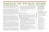 Prince of Peace · PDF file 2016. 5. 26. · Website: Page 2 Prince of Peace Lutheran Church e-mail: popchurchlcms@hotmail.com May 2016 of Peace Baptisms Caleb Davis 5/1/2016 June