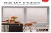 Free Bali DIY Shutters - blinds.lowes.comreverso en español. 2 3 Inside-mount shutters are excellent for windows with decorative moldings or trims. Hang-strip installation can be