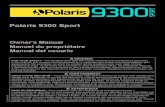 Polaris 9300 Sport - Robotshop · 2011. 7. 20. · TL-1501 RevD Polaris 9300 Sport Owner's Manual Manuel du propriétaire Manual del usuario AVERTISSEMENT POUR VOTRE SÉCURITÉ –