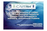 Electronic Discussions of CARNet: On-line Communication ......CARNet – Digital informational Network on Environment and Sustainable Development in Central Asia and Russia CARNet