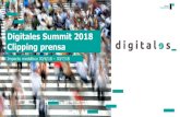 Digitales Summit 2018 Clipping prensa · 2018. 12. 5. · El Correo Gallego 1 1 28.000 28.000 98.000 7,13 262,98 € El Economista 3 3 41.126 27.694 96.928 109,10 12.296,80 € El
