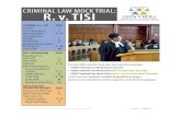 CRIMINAL LAW MOCk TRIAL: r. v. tisi - OJEN · 2016. 9. 30. · Criminal law moCk Trial scenArio: R. v. Tisi pa r t i c i pa n t s list of participants 1. Donovan Tisi (the accused)