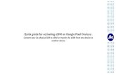 Quick guide for activating eSIM on Google Pixel Devices · PDF file 2021. 1. 14. · 4 Google Pixel 3A XL 5 Google Pixel 4A Google Pixel models equipped with eSIM: Step2: Send SMS