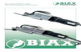 Die Original BIAX Schaber Elektronik-Schaber und Zubehör · BIAX-Universalschaber leichte Ausführung Besonders geeignet für: • Kunststoffschaben • Schlichtschaben • Feinschaben