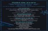 Festive Epic Brunch...festive epic brunch SOCIAL CLUB RESTAURANT & BAR | 23rd - 24th Floor Sunday, 27th December 2020 | 11:00am - 5:00pm VND 3,400,000++/person (Free ﬂow of …