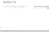 Home Audio System...Einstellen des BLUETOOTH-Standby-Modus ..... 48 Ein- oder Ausschalten des BLUETOOTH-Signals ..... 48 Steuern des Systems mit einem Smartphone oder Tablet (Sony