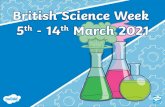 Innovating the Future...Innovating the Future The theme for British Science Week 2021 is ‘Innovating the Future’. This theme encourages us to think about the incredible inventions